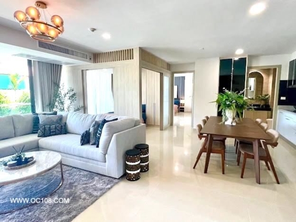 Gardenia Pattaya, 117 sqm 2 beds 1st floor pool view