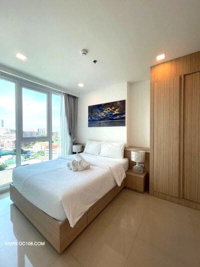 City Garden Tower, 35 sqm 1 bed 10th floor small sea view