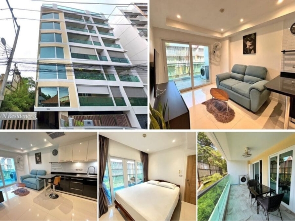 1BR Condo for Sale at VN Residence 3, Pattaya | 45 sqm | 3rd Floor | Near Yinyom Beachfront Commercial Street