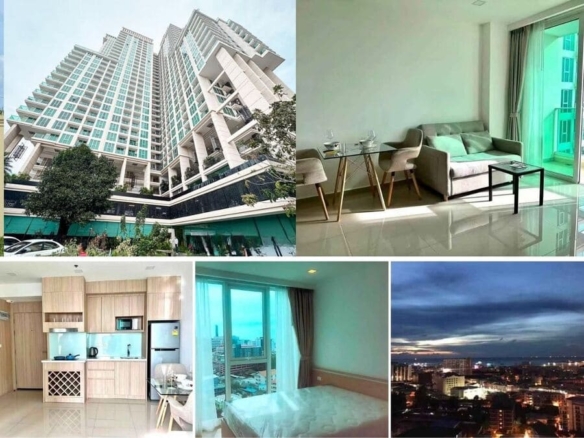1BR Condo for Sale at City Garden Tower | 35 sqm | 14th Floor | Partial Sea View