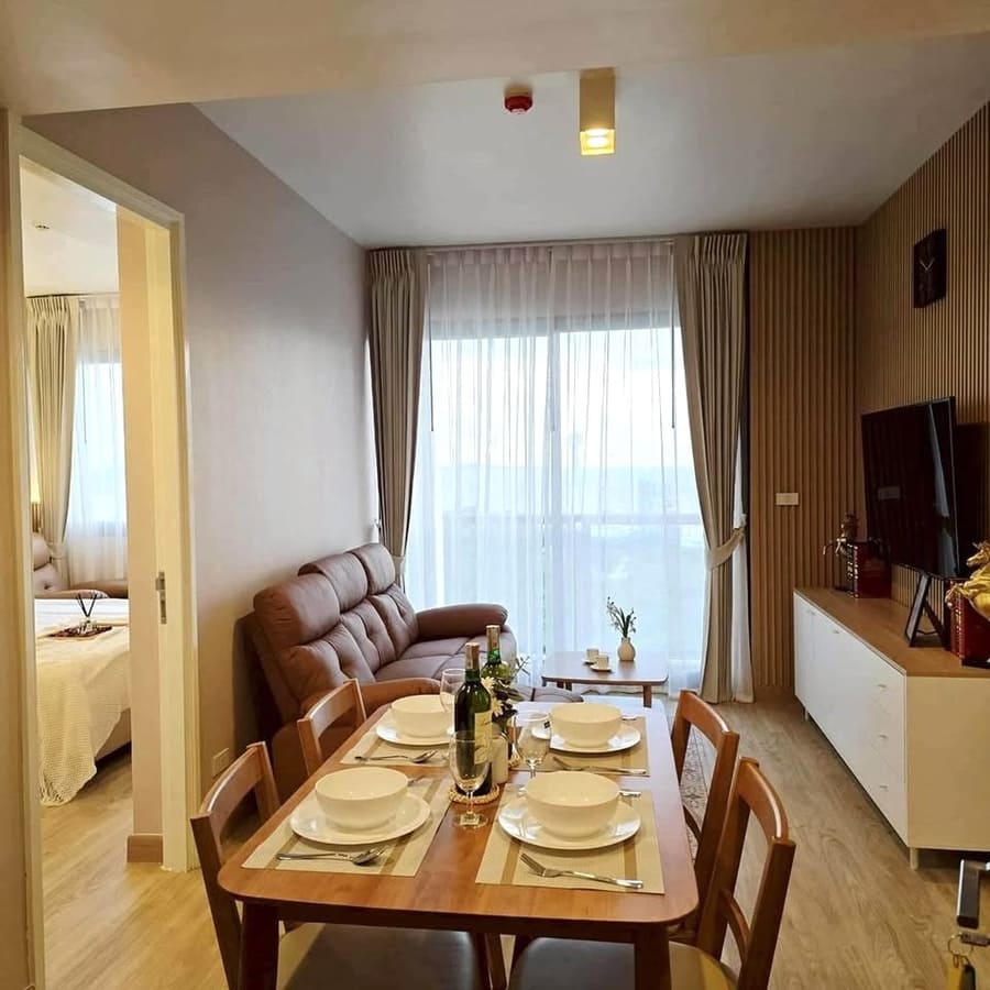 Unixx South Pattaya 尤尼克斯，53平米2居室38楼芭提雅湾景