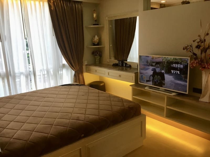1BR Condo for Rent at The Cliff Pattaya, Pattaya | 49 sqm | 2nd Floor | Garden View