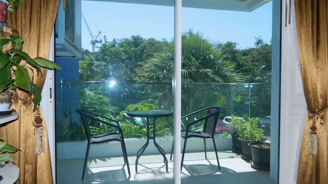 1BR Condo for Rent at The Cliff Pattaya, Pattaya | 49 sqm | 2nd Floor | Garden View