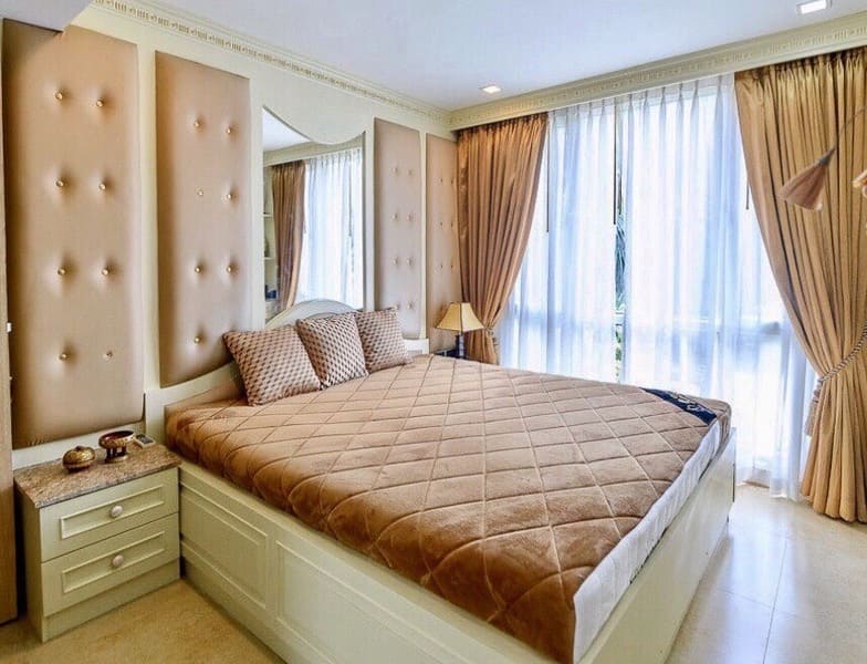 1BR Condo for Rent at The Cliff Pattaya, Pattaya | 49 sqm | 2nd Floor | Garden View