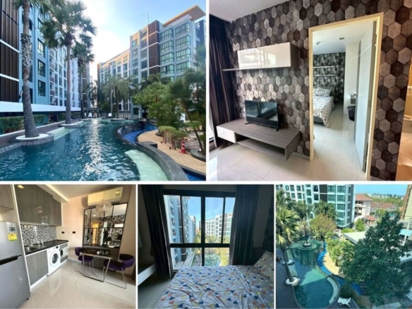 1BR Condo for Sale at The Private Paradise, Pattaya | 32 sqm | 5th Floor | Pool View