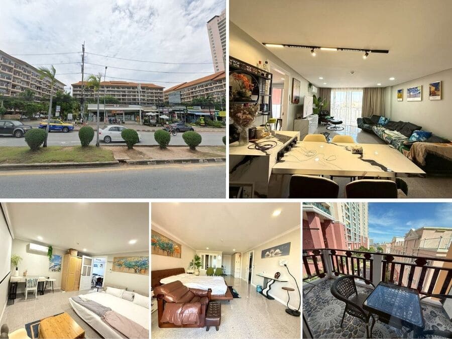 3BR Condo for Rent at Royal Hill Resort|138 sqm|4th Floor|City View|Near Jomtien Beach (C403)