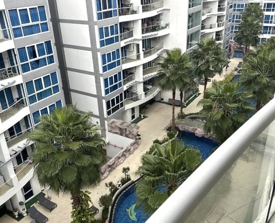 Grand Avenue 芭提雅中央大道公寓，51平米1居室D-7楼泳池景