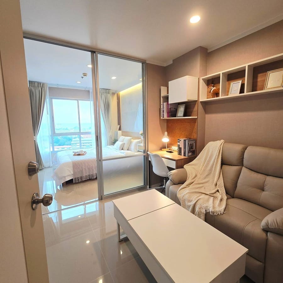 Lumpini - Wongamat 龙皮尼那歌，26平米1居室A-14楼 海景