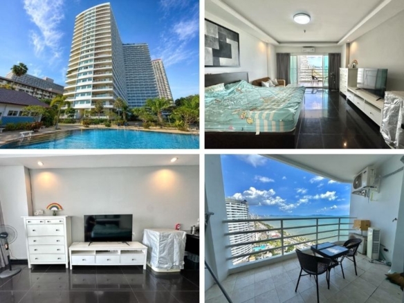 Rent｜View Talay 7, Pattaya｜Studio Condo｜48 m²｜24F｜Sea View｜Near Jomtien Beach