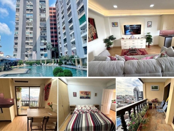 2BR Condo for Sale at 9 Karat Condo, Central Pattaya | 64 sqm | 12th Floor | City Views | Newly Renovated
