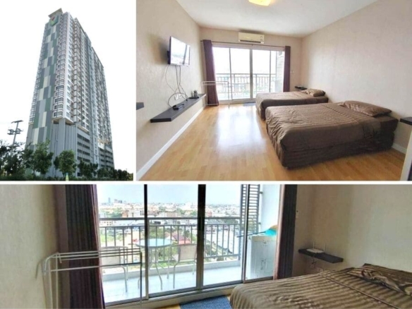Studio Condo for Sale at Unicca, Pattaya | 30 sqm | 14th Floor | Partial Sea View | Tenant in Place