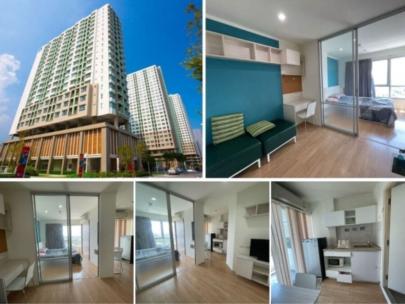 1BR Condo for Sale at Lumpini Ville Naklua – Wongamat, Pattaya | 26 sqm | Building A 16th Floor | Sea View