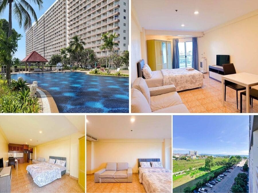 Studio Condo for Sale at Jomtien Beach Condominium – Rimhad S, Pattaya | 33 sqm | Building 2, 7th Floor | Partial Sea View