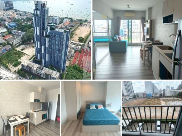 1BR Condo for Sale at Centric Sea, Pattaya | 36 sqm | Tower A, 5th Floor | City View