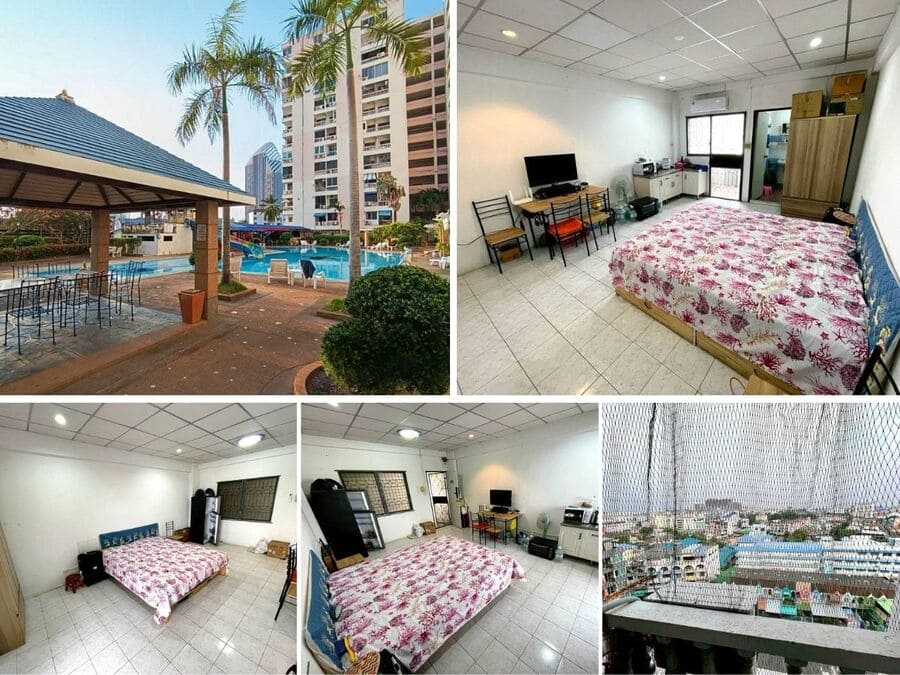Studio Condo for Sale at 9 Karat Condo, Central Pattaya | 29 sqm | 10th Floor | City View