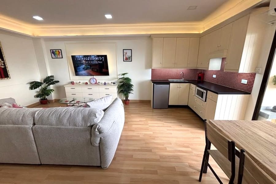 芭提雅市中心 9 Karat Condo（9克拉公寓）2居64㎡｜12楼｜城市景｜全新装修