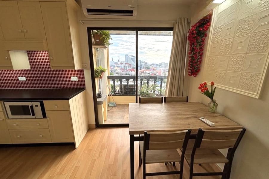 芭提雅市中心 9 Karat Condo（9克拉公寓）2居64㎡｜12楼｜城市景｜全新装修