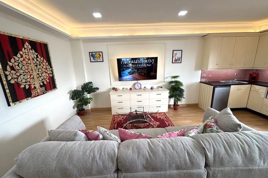 芭提雅市中心 9 Karat Condo（9克拉公寓）2居64㎡｜12楼｜城市景｜全新装修