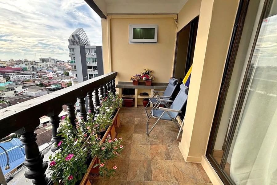 芭提雅市中心 9 Karat Condo（9克拉公寓）2居64㎡｜12楼｜城市景｜全新装修