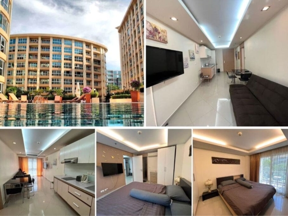 1BR Condo for Rent at City Garden Pattaya｜47 sqm｜3rd Floor｜City Views｜Near Walking Street