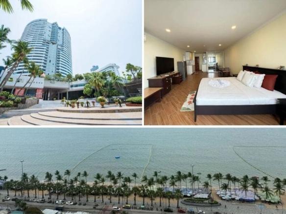 Studio Condo for Sale at Jomtien Plaza Condotel, Pattaya | 53 sqm | 19th Floor | Open Sea View