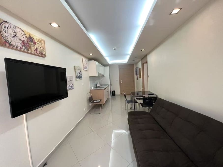 City Garden Pattaya（芭提雅城市花园）1居47㎡｜3楼｜城市景｜带租约｜靠近步行街