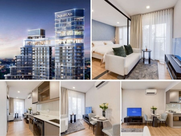 1BR Condo for Sale at Aquarous Jomtien Pattaya | 35 sqm | 5th Floor | High-End Development