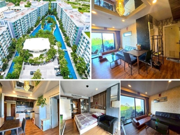 2BR Condo for Sale at Dusit Grand Park 1, Pattaya | 62 sqm | 3rd Floor | Greenery View