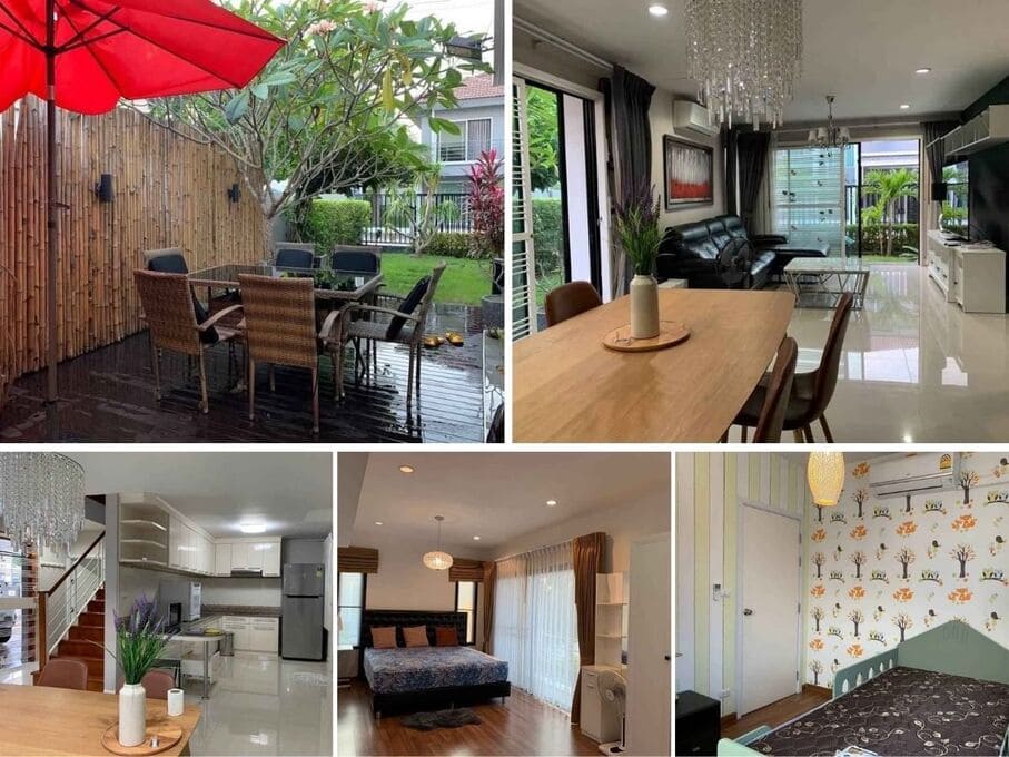 East Pattaya (Near Jomtien) | 220 sqm Land 3-Bedroom Double-Storey Villa