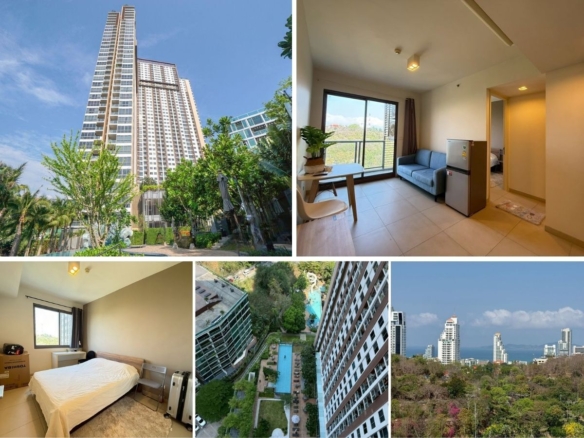 1BR Condo for Sale at Unixx South Pattaya, Pattaya | 35 sqm | 26th Floor | Sea View & Mountain View & Pool View