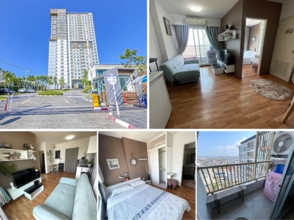 1BR Condo for Sale at The Trust Condo South Pattaya, Pattaya | 30 sqm | 23rd Floor | Pool View