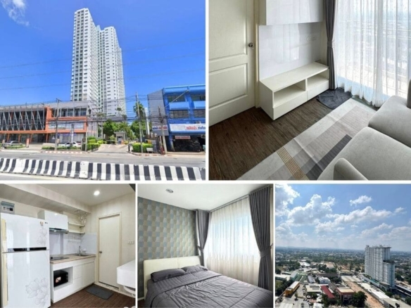1BR Condo for Sale at Lumpini Sukhumvit, Pattaya | 23 sqm | 30th Floor | City Views