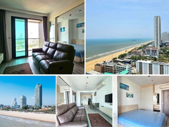 2BR Condo for Sale at Aeras, Pattaya | 46.5 sqm | High Floor | Sea View