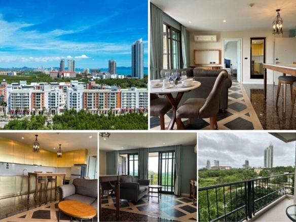 2BR Condo for Sale at Espana Condo Resort, Pattaya | 70 sqm | Building C | 5th Floor | City Views