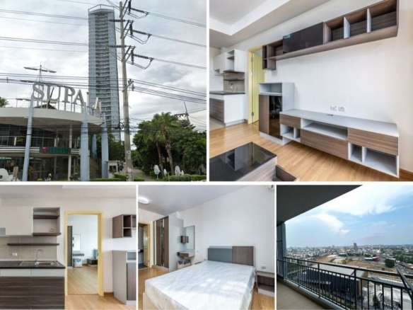 1BR Condo for Sale at Supalai Mare, Pattaya | 45 sqm | 19th Floor | City View