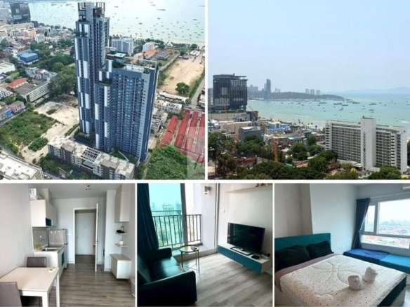 1BR Condo for Sale at Centric Sea Pattaya | 36 sqm | Tower A, 27th Floor | Sea View