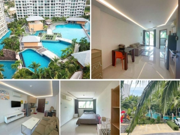 1BR Condo for Sale at The Maldives – Laguna 3, Pattaya | 37 sqm | 5th Floor | Pool View | Lagoon Pool