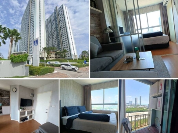 1BR Condo for Sale at Lumpini Seaview Jomtien, Pattaya | 26 sqm | Building E, 16th Floor | Sea View
