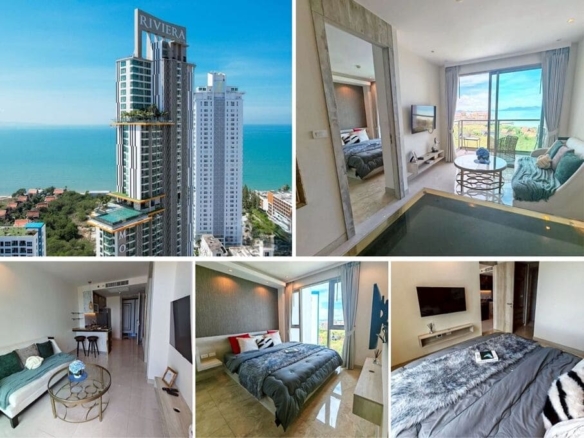 1BR Condo for Sale at The Riviera Monaco, Pattaya | 38.4 sqm | 11th Floor | Sea View