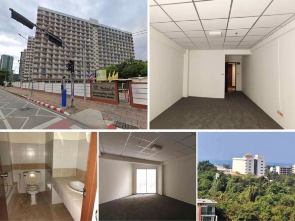 Studio Condo for Sale at Jomtien Beach Condominium – Rimhad A3, Pattaya | 30 sqm | 8th Floor | Partial Sea View