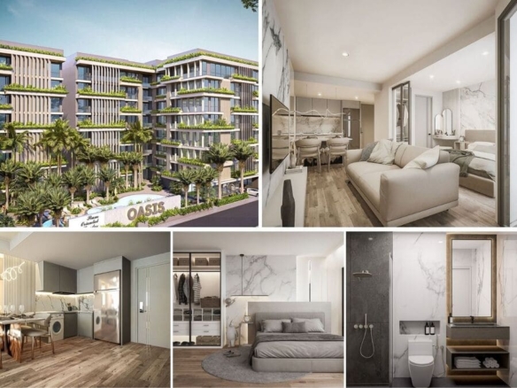 1BR Resale Off-Plan Condo for Sale at Siam Oriental Oasis, Pattaya | 35 sqm | 7th Floor | Sea View