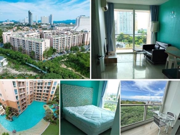 1BR Condo for Sale at Atlantis Condo Resort, Pattaya | 35 sqm | Building C | 7th Floor | City View