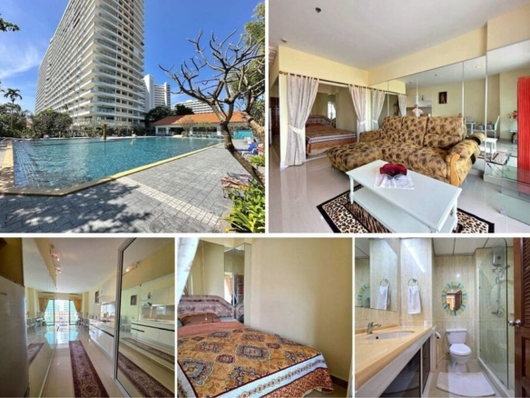Studio Condo for Sale at View Talay 5C, Pattaya | 48 sqm | 8th Floor | Partial Sea View