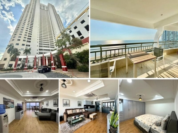 Metro Jomtien（迈特罗中天公寓）1居110㎡｜21楼｜壮丽海景｜中天海滩旁