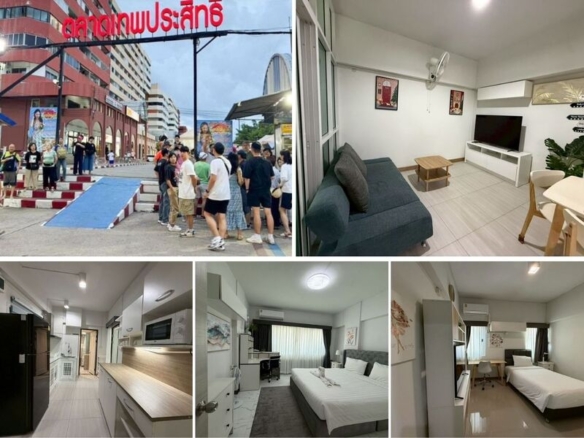 2BR Condo for Rent at Keha Thepprasit, Pattaya | 58 sqm | 3rd Floor | Adjacent to Thepprasit Night Market