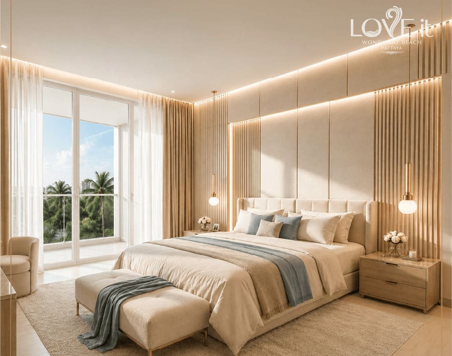 Love It Wongamat Beach（爱在旺阿玛海滩）｜旺阿玛海滨精品公寓｜260万泰铢起