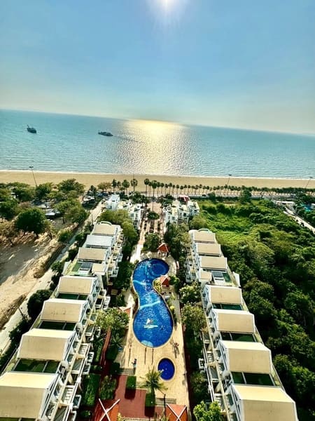 Metro Jomtien（迈特罗中天公寓）1居110㎡｜21楼｜壮丽海景｜中天海滩旁