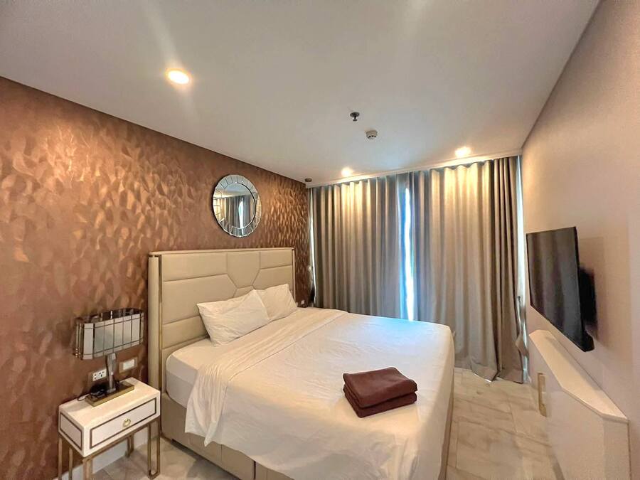 Copacabana Beach Jomtien（科帕卡巴纳公寓）｜1居39㎡｜51楼 开阔海景｜中天海滩旁