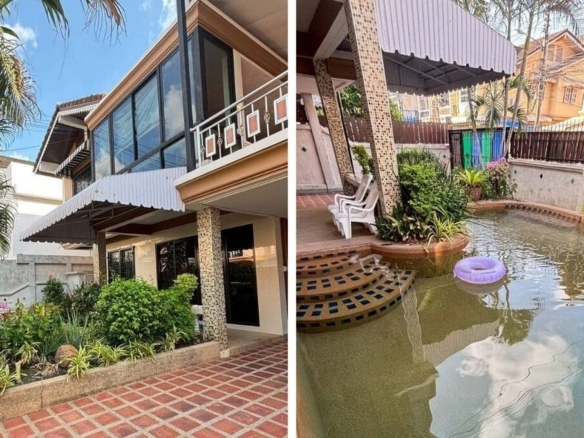 3BR Pool Villa for Sale in Central Pattaya | 260 sqm Land | Near Big C Extra