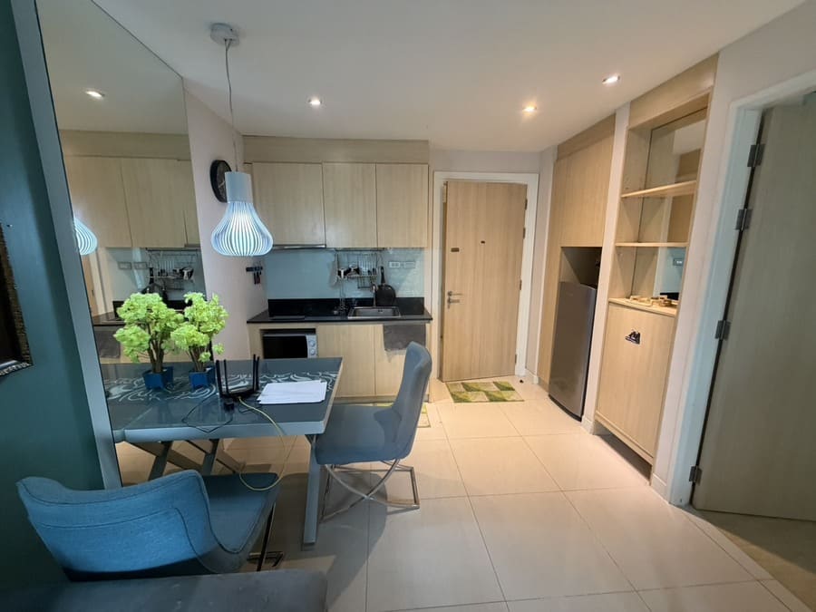 1BR Condo for Rent at Grande Caribbean, Pattaya | 37 sqm | Pool View